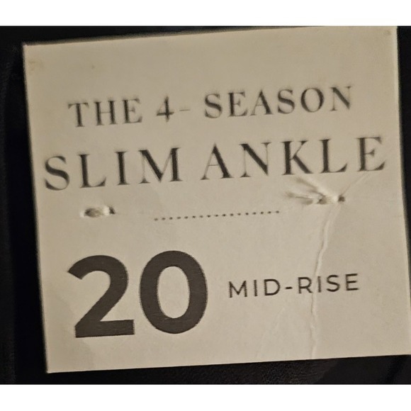 Lane Bryant The 4-Season Black Slim Ankle Mid-Rise Pants Size 20 MSRP $79.95 - Picture 5 of 5